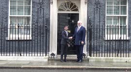 Rishi Sunak welcomes Edi Rama to 10 Downing Street