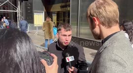 Interview on Trump in New York, NY, USA