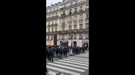 France Protests Turn Violent: Arrival of BRAV-M at Paris Opera Amidst Day of Anger Over Macron's Pension Changes