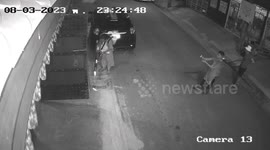 Restaurant owner suffers burns when fumigator explodes while spraying pavement