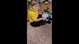 *Hilarious Poop Prank* Cute toddler is shocked after her mother pulls a funny prank on her