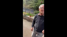Abroad student decides to surprise grand parents with a visit after being away for one year