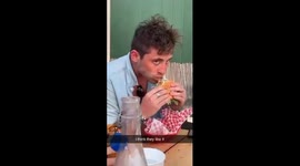 Dueling hungry dudes DEVOUR popular Hawaiian burger