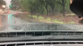 US: Tornado-Warned Storm Brings Heavy Rains And Hail To Arkansas 4