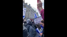Protesters Meet Israeli PM Netanyahu on Visit to London Over Judiciary Overhaul Plans