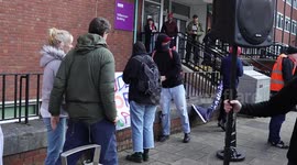 Antifa Steal Students Against Tyranny SIgn At Counter Protest
