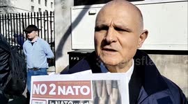 Protest for the release of Ukrainian political prisoners, No2NATO - No2War, London, UK