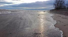 Intense Wind Storm on Lake Erie