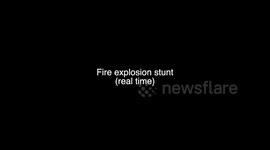 Death-defying biplane stunt at Aussie airshow ends with huge fireball