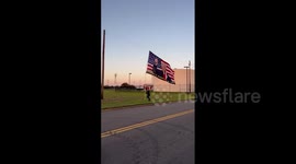 US: Thousands Gather For Trump Presidential Campaign Rally In Waco, Texas