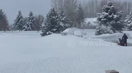 US: Heavy Spring Snow Hits Northern Utah
