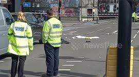 13-year-old boy in critical condition after being hit by car outside London's Stockwell Tube station