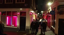 Amsterdam Red Light District - new stock footage from 2023