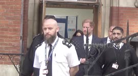 Prince Harry leaves court after attending lawsuit against Associated Newspapers