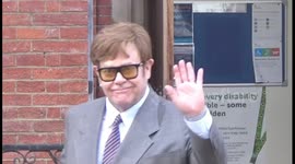 Sir Elton John leaves court after attending lawsuit against Associated Newspapers