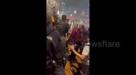 Violent clashes erupt on Israel highway after PM Netanyahu fired defense minister