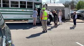 Pupils reunited with parents after shooter kills 6 at school in Nashville
