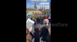 UK: Protest Against Israel’s Judicial Overhaul Plan Staged At Parliament Square In London 2