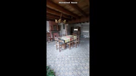 Urban explorer uncovers abandoned Belgian home that's been frozen in time for years