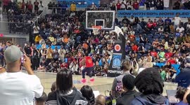 Bronny James McDonalds All American Slam Dunk Contest in Houston at Delmar Fieldhouse