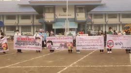Residents protest over air pollution in northern Thailand