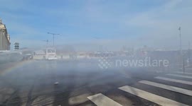 France: March 28 Protests – Police Use Water Cannon As Demonstrations Intensify In Lyon 2
