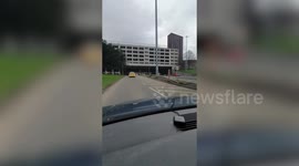 Cops slammed after biker pulls death-defying wheelies in full view of a police car