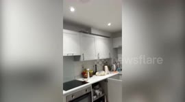 Couple stuck in a new-build nightmare after splashing life-savings on their first house that has leaking ceiling, crooked doors and peeling floors