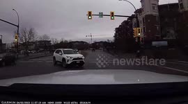 Close Call: Bad Driver Risks a Collision When They Decide to Illegally Turn Left