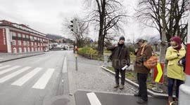 last generation street blockade in Innsbruck Austria 22.3.23