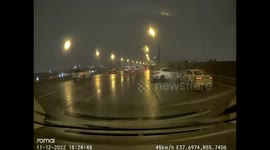 Reckless Driving: Vehicle Tries to Recklessly Overtake but Ricochets Into Two Cars