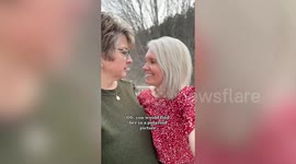 Woman got engaged to her schoolteacher who's mistaken for her grandma due to a 25-year age gap
