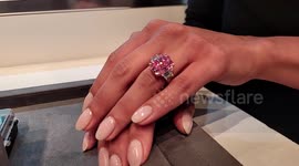 Check out the $35 MILLION internally flawless pink diamond RING that weighs over 10 carats