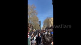 France: March 28 Protests – Police Use Water Cannon At Demonstrators In Toulouse