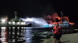 31 dead as ferry catches fire in southern Philippines