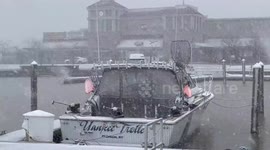 Cold front brings wintry weather to US Northeastern states