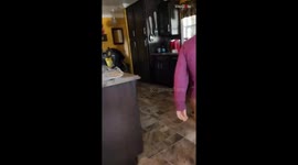 Grandmother is surprised when grandkids visit after a year *wholesomely hilarious reaction*