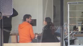 Gina Rodriguez takes her newborn out for their first family outing inLA