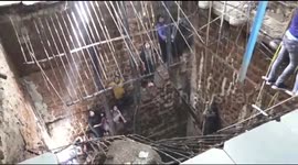 35 dead as stepwell roof collapses at temple in Indore, India