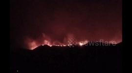 Spain: Multiple Wildfires Rage Across Asturias 5