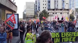 Thousands join rallies to denounce police violence at Sainte-Soline protest