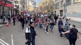 March for Trans Day of Visibility in New York, USA
