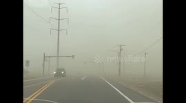 Intense Wind Gusts Affected Driving Visibility In Boulder Colorado