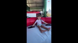 Fun-craving girl gets chills while riding the acclaimed 'Mammoth Falls'