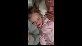'That's truly hilarious!' Little comedian is here to make everyone laugh with her cute joke