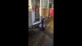 Grandma expecting a quiet birthday receives a melodious surprise from her granddaughter *Priceless*