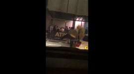 'Welcome to Dartford' - Chucklesome clip of a drunk guy struggling to cross a guard rail