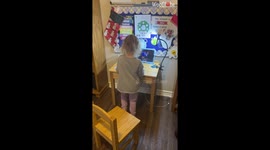 'She was digging it!' - 4 y/o girl gets a kick out of a hip-hop Christmas song