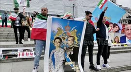 Demonstration to Support the return Iran King no to Mullah, London, UK.