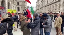 British-Iranian's hunger strike outside UK Foreign Affairs Office reaches day 38